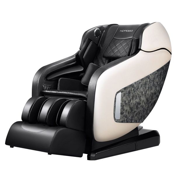 4D 40-Airbag Full Body Heated Massage Chair 0 Gravity Recliner W/Shiatsu,Knead,Flap,Knock,Extrusion