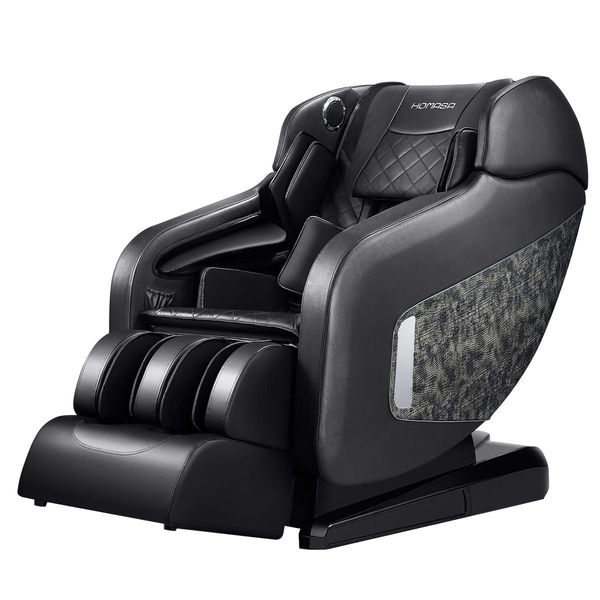 4D 40-Airbag Full Body Heated Massage Chair 0 Gravity Recliner W/Shiatsu,Knead,Flap,Knock,Extrusion