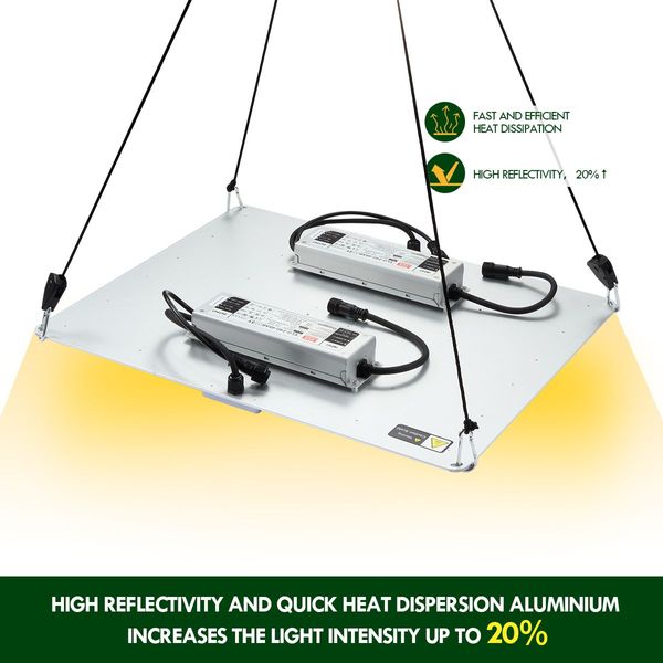 4000W Indoor Full Spectrum Dimmer Adjustable Led Plant Grow Light W/Samsung Lm301B For Higher Yield