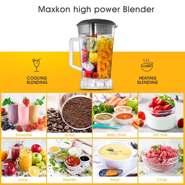 Powerful 2200W Home/Business 2L Food Blender Smoothie Maker Juicer Grinder W/High Speed Blade