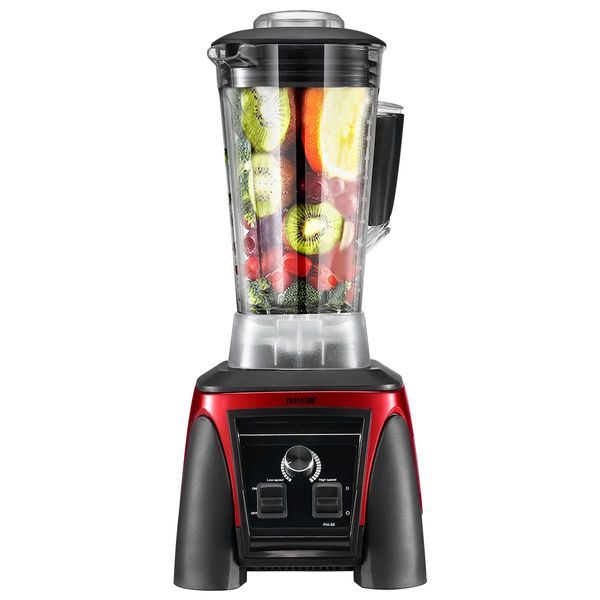 Powerful 2300W Home/ Business 3L Food Blender Smoothie Maker Juicer Grinder W/ High Speed Blade-Red