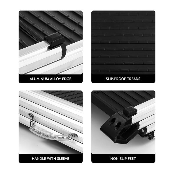 Collapsible Portable Xl None Slip Pet Car Ramp Dog  Ladder Stair For Vans/Trucks/Suv 100Kg Max Load