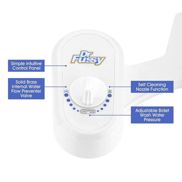 No Electric Required Toilet Bidet Sprayer Attachment?W/Adjustable Water Pressure Self Clean Nozzle