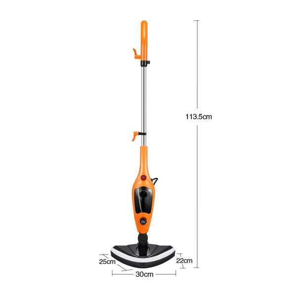 Effective Disinfection Muti Nozzels Steam Mop Cleaner W/Swivel Head For Tight Spaces Easy Reaching