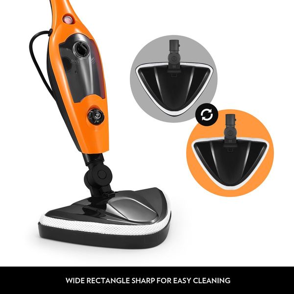 Effective Disinfection Muti Nozzels Steam Mop Cleaner W/Swivel Head For Tight Spaces Easy Reaching