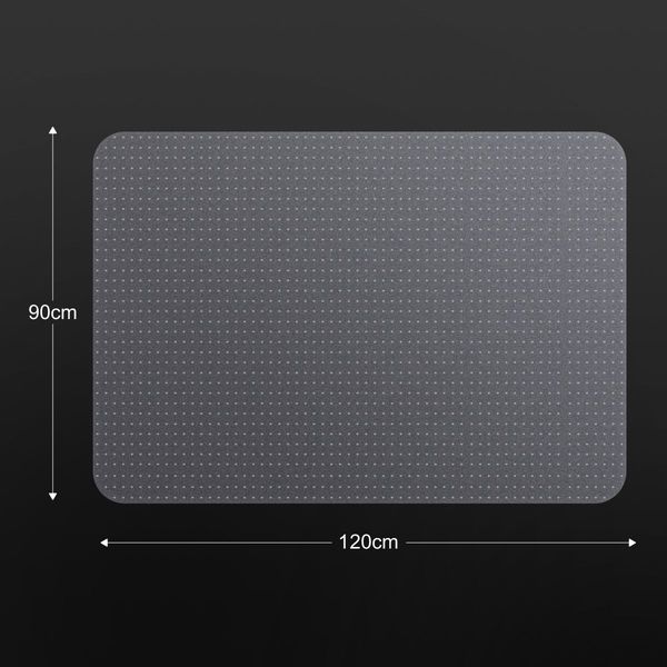 Durable 5Mm Thick High Quality Pvc Clear Office Chair Mat Floor Carpet Rectangle Protector 120X90Cm