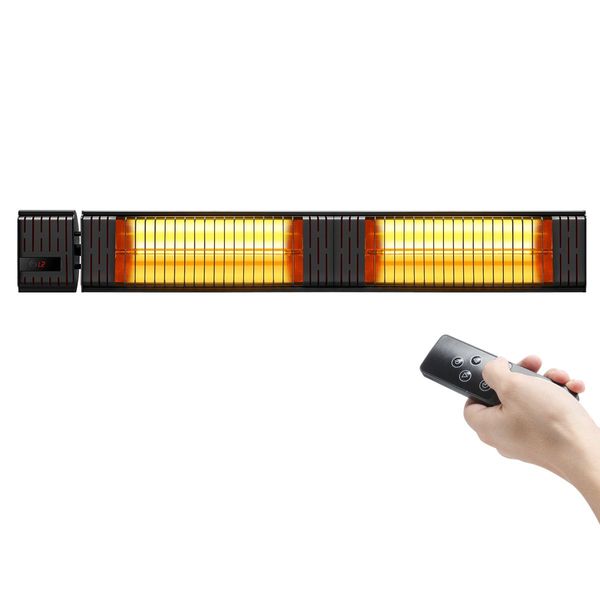 3000W 5S Instant Warm Waterproof In/Outdoor Infrared Patio Heater Energy Saving Cover 36Sqm