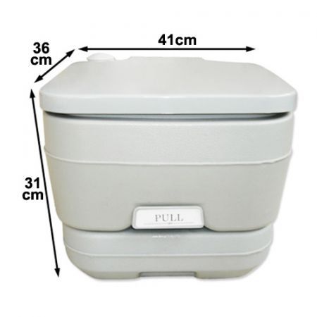 10L Portable Camping Toilet Potty 50 Flushes Prevent Leakage Odors For Schools,Hospitals,Elder