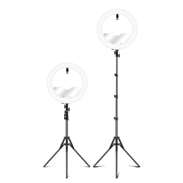 Gorgeous Portrait Lighting 480-Bulb 18?? Pro Led Ring Light For Makeup/Photo/Studio,Tall Adjustable