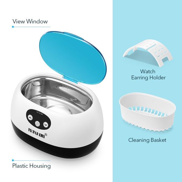 600Ml Durable 42 Khz Highly Efficient Ultrasonic Cleaner For Jewellery Watch Sun Glasses Home/Shop