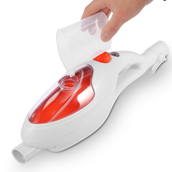 Effectively Sterilize 1300W Steam Mop Cleaner W/Multi Nozzles For Floor Clothes Window Etc.-Orange