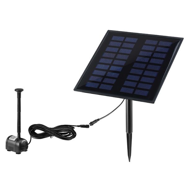 5W 5 Water Effects Garden Solar Foutain Water Pump For Pond,Birdbath,Waterfall,Pool,Lawn