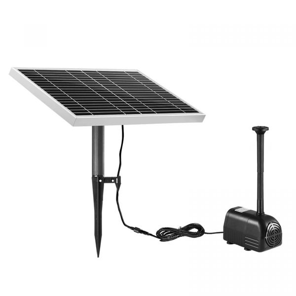 50W 6 Water Effects Garden Feature Solar Foutain Water Pump For Pond,Birdbath,Waterfall,Pool,Lawn