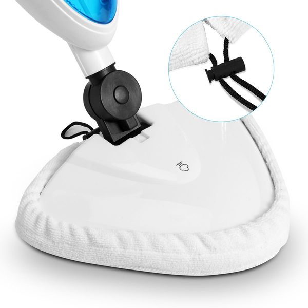 Effectively Sterilize 1300W Steam Mop Cleaner W/Multi Nozzles For Floor Clothes Window Etc.-Blue