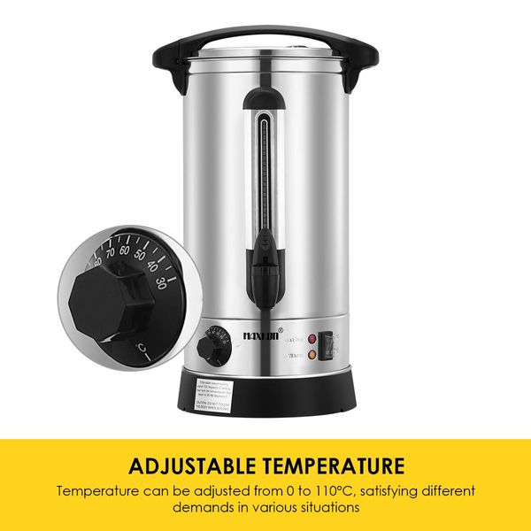 10L 2-Layer Super Insulation Hot Water Urn Stainless Steel For Coffee Juice Cider Or Tea