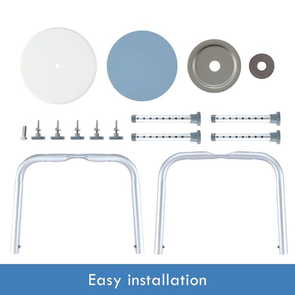 Height Adjustable Swivel None Slip Safety Shower Stool Chair Bath Seat For Elderly 120Kg