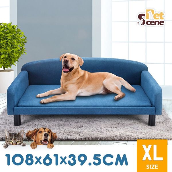 Xl High-Density Padded Dog Bed Pet Sofa W/4 Raised Leg Away From Mold,Small Insect, Max 50Kg