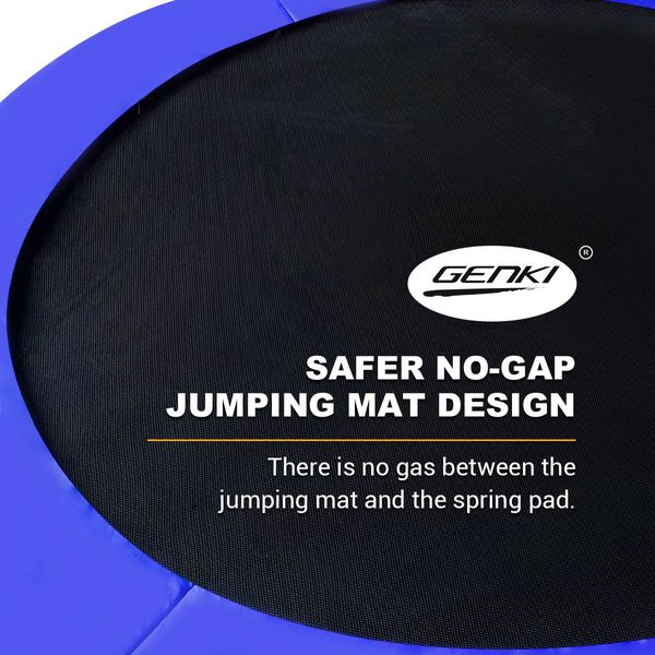 10Ft 60-Spring High Bouncy Trampoline W/Safety 1.8M Enclosure,Basketball Hoop, Max 150Kg