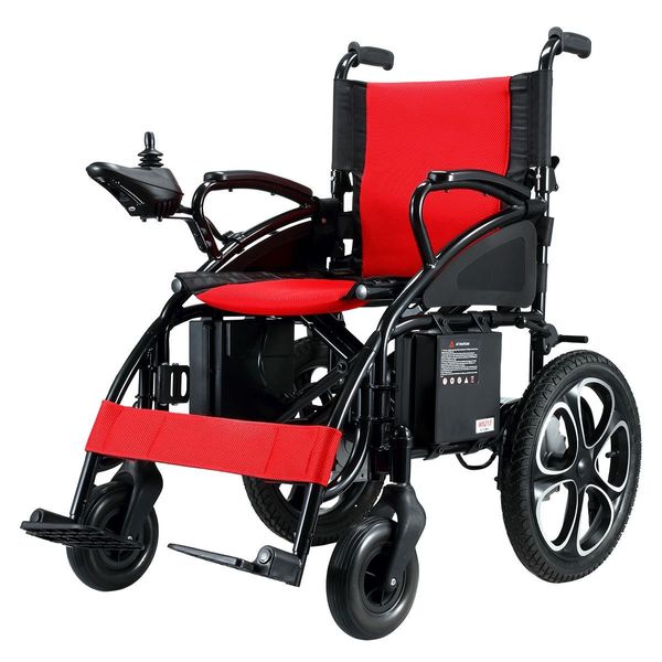 Light But Sturdy Foldable Electric Wheel Chair Easy To Operate Various Road Type Applicable