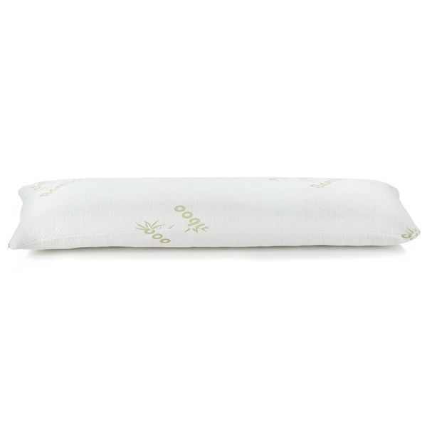 120*36Cm Memory Foam Full Body Pillow W/ Bamboo Fabric, Antibacterial & Anti-Mite