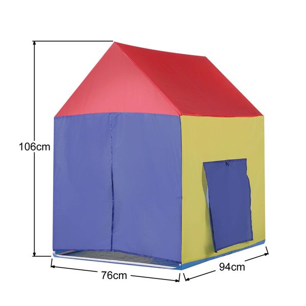 Kids Luxury Tent & Teepee Tunnel Play Set W/Kid-Friendly Durable Nylon Material