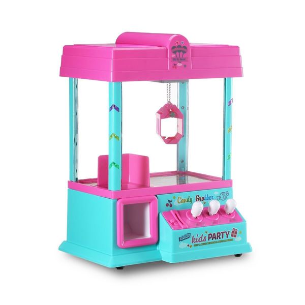 Kids Coordination Develop Toy Mini Candy Grabber Claw Machine W/Music, 24 Coins