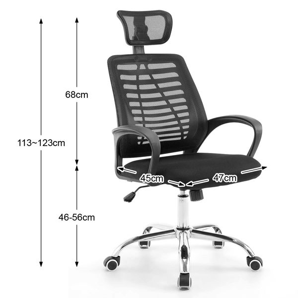 Executive Boardroom Breathable Mesh Office Chair Height/Tilt Adjustable