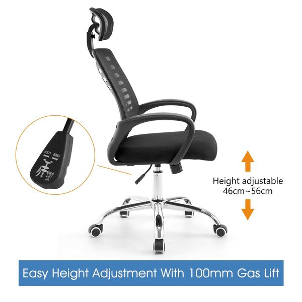 Executive Boardroom Breathable Mesh Office Chair Height/Tilt Adjustable