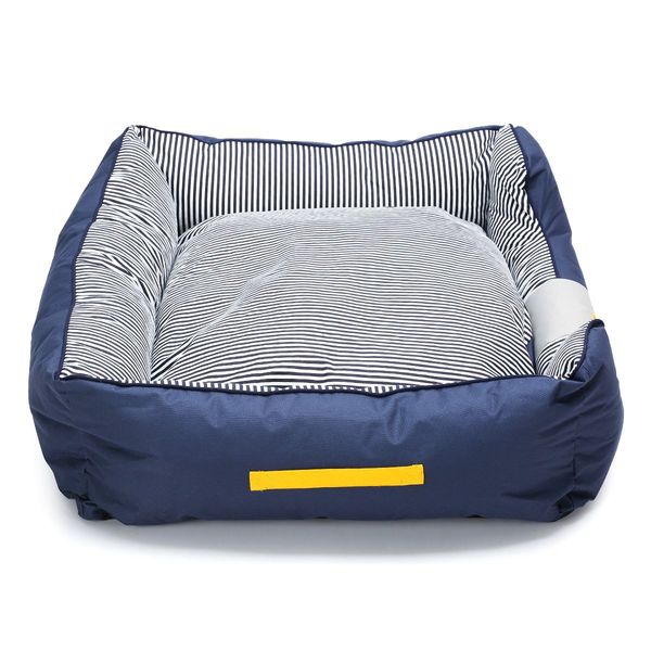 XXL Cosy Thick Padded Pet Bed W/Detach Washable Leece Cushion,Blanket,Bone