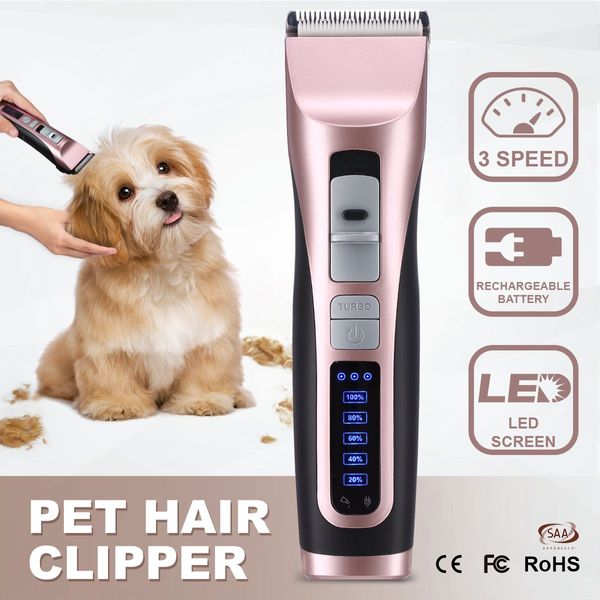 Pro 3 Speed Pet Hair Clipper Dog Grooming Trimmer Without Noise Quickly Trim