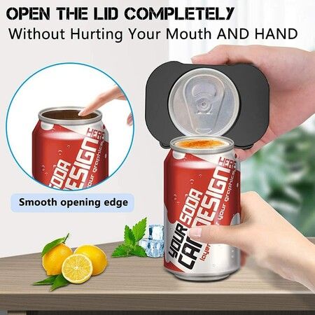 Can Opener, Corkscrew, Can Opener, Beer Can Opener, Soda Can Opener Suitable for most 19 oz beverage cans