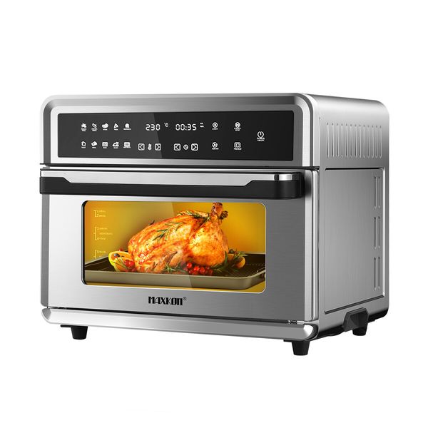 Maxkon 25L Digital Air Fryer Convection Oven Cooker 1800W Less Oil with 10 Cooking Presets