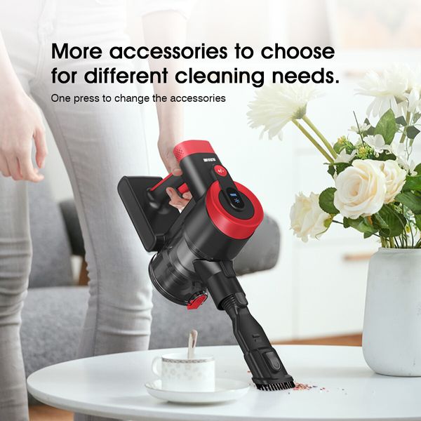 Maxkon 300W Cordless Vacuum Cleaner 25KPa Stick Handheld Vac with HEPA Filter for Car Floors Furniture Stairs Pet Hair