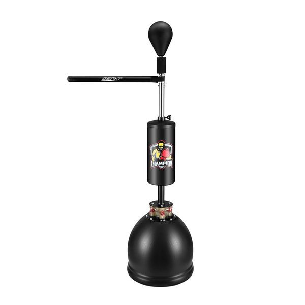 Genki Free Standing Punching Boxing Bag Stand Adjustable Height Rotating Arm Speed Ball