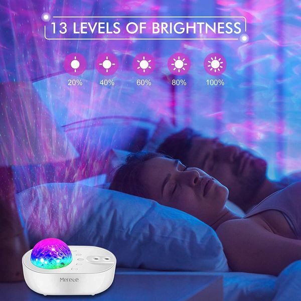 Star Projector, 3 in 1 Galaxy Night Light Projector with  Music Speaker and 5 White Noises for Bedroom Party Home Decor