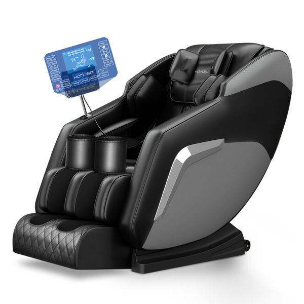 HOMASA LCD touch screen Full Body Massage Chair Zero Gravity Recliner