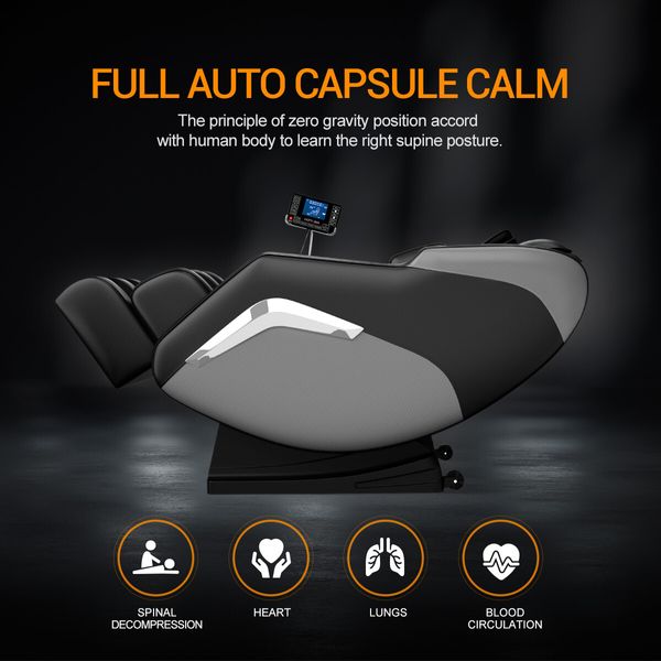 HOMASA LCD touch screen Full Body Massage Chair Zero Gravity Recliner