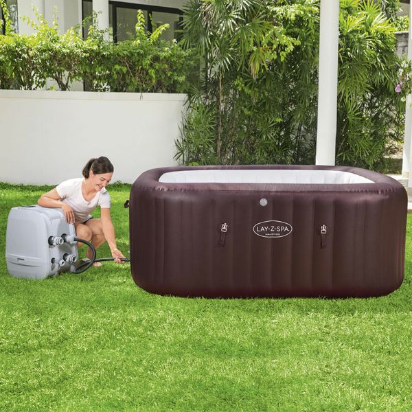 Bestway Original Luxury Spa Premium Inflatable Pool Portable Hot Tub 2.01m x 2.01m x 80cm