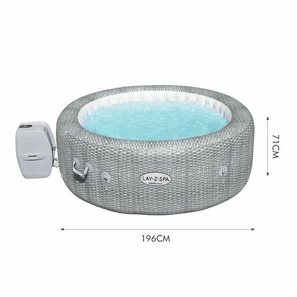 Bestway Original Premium Portable Spa Luxury Lazy Tub Inflatable Pool 1.96m x 71cm