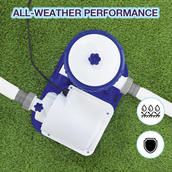 Bestway 2500 Gallon Above Ground Swimming Pool Filter Pump 220-240V 350W