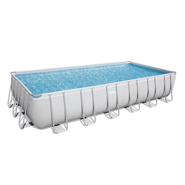 Bestway Rectangular Above Ground Pool Luxury Swimming Bath Spa Set 7.32m x 3.66m x 1.32m