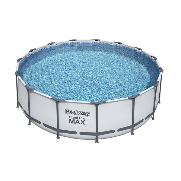 Bestway Fast Set Circular Pool Set Above Ground Luxury Swimming Spa Bath 4.57m x 1.22m