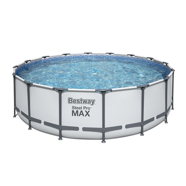 Bestway Above Ground Swimming Pool Portable Backyard Outdoor Pool Set with Filter Pump 4.88x1.22m