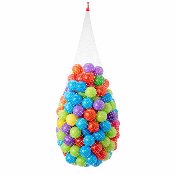 200PCS 6.5cm Ocean Balls Colourful Plastic Kids Baby Toy Ball Pit Pool Tent Playpen Soft Ball