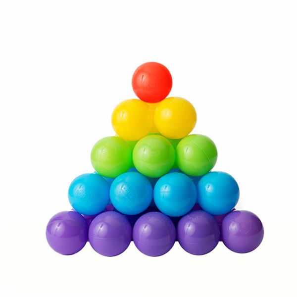 100PCS Kids Ball Pit Ocean 6.5cm Balls Colourful Plastic Baby Toy Soft Playpen Pool Jumping Castle Balls