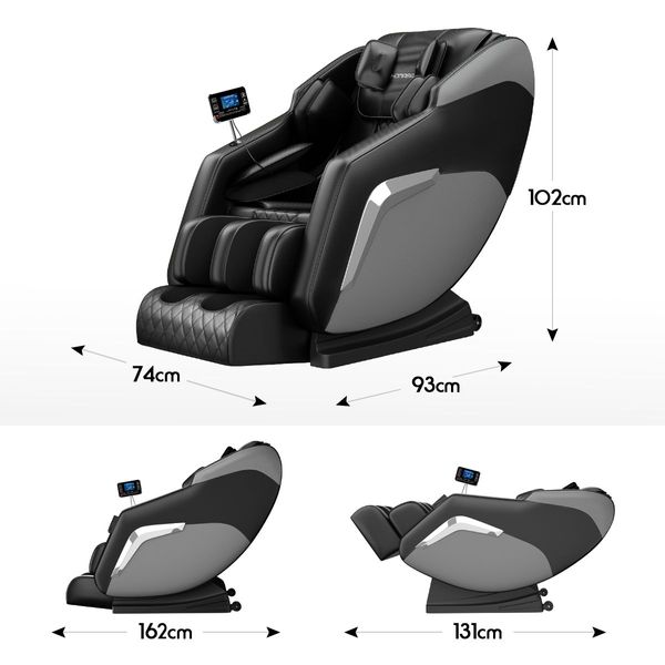 HOMASA LCD touch screen Full Body Massage Chair Zero Gravity Recliner