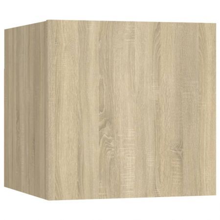 Bedside Cabinet Sonoma Oak 30.5x30x30 cm Chipboard