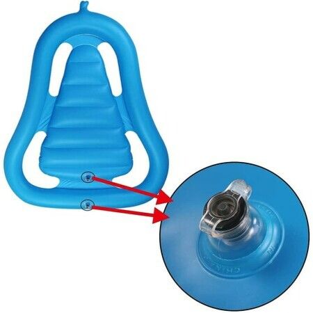 Inflatable Pool Float for Dog Ride On Puppy Paw Pets Swimming
