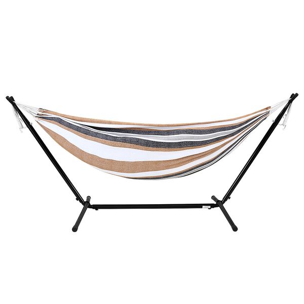 Portable Hammock with Stand Hanging Chair Patio Furniture Camping Gear Colourful