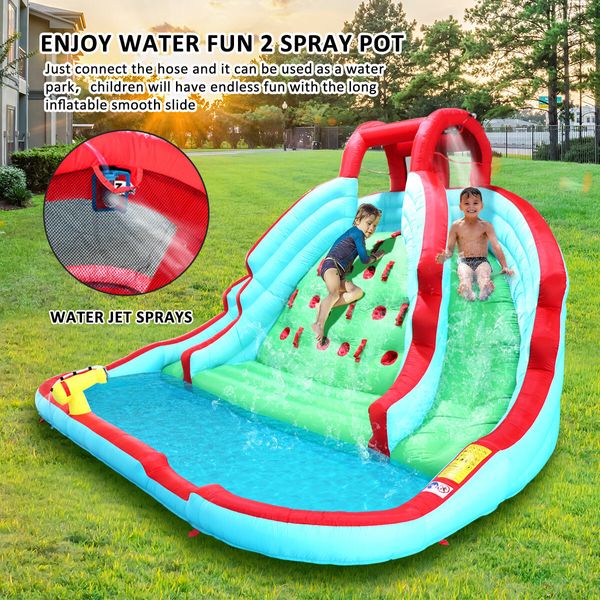 Jumping Castle Blow Up Water Park Slip and Slide Inflatable Bouncer Pool Toys